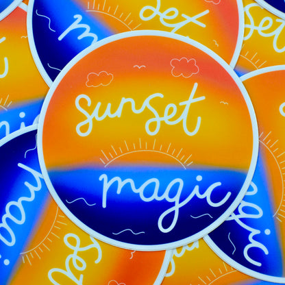 Sunset Magic Sticker