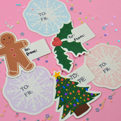 Holiday Gift Tag Stickers