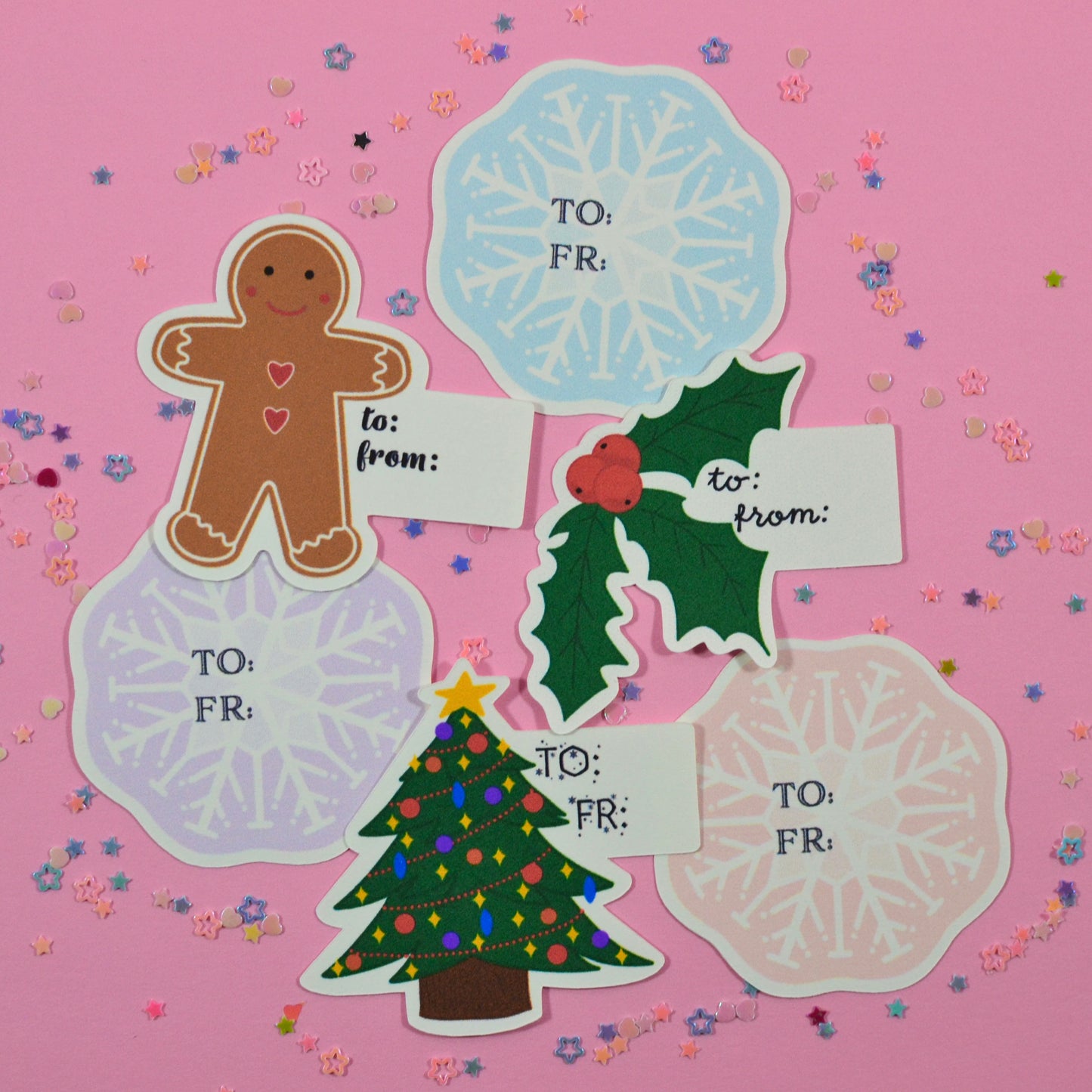 Holiday Gift Tag Stickers