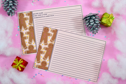 Gingerbread Recipe Cards