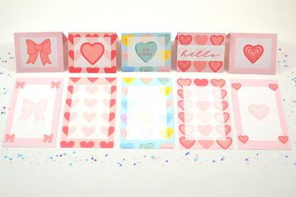 Mini Valentine Cards - Multipack of 5