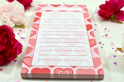 Dusty Hearts Notepad